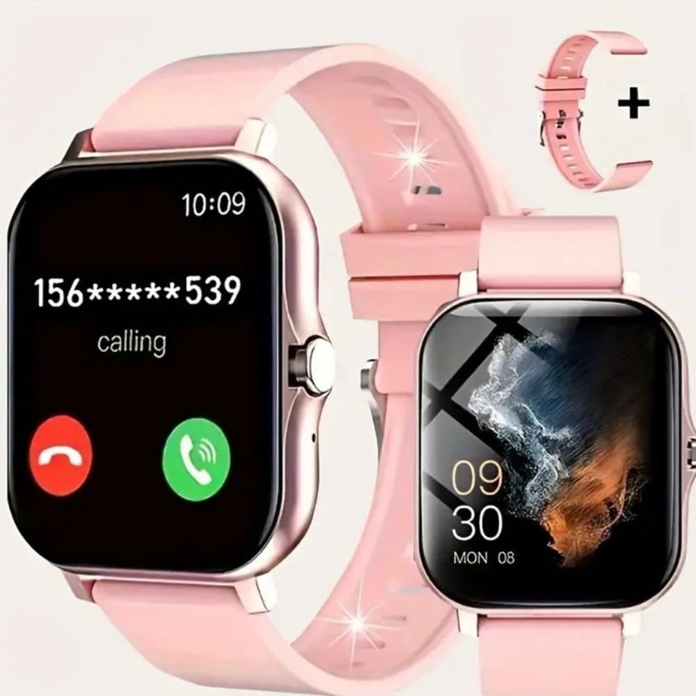 G309 eLuxPro ROSE GOLD HD Smart Watch Wireless Call 100 Fitness Modes